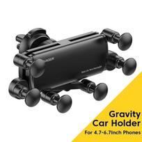 „Essager Six Points Gravity“ automobilio telefono laikiklis „Air Vent Clip“ GPS tvirtinimo stovas „iPhone 14 Samsung Xiaomi“ išmaniojo telefono laikiklio palaikymas type 2