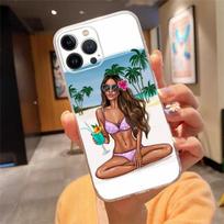 Telefono dėklas, skirtas iPhone 14 Pro Max 13 12 11 Pro Max Xs Xr X 12mini 7 8 Plus Se Summer Travel Case Funda iphone 14