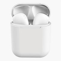 Macaron inPods I12 TWS Bluetooth ausinės mini ausinės belaidės ausinės Bluetooth ausinės su įkrovimo dėžute Auriculars Fone balta