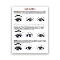 Fashion Beauty Blakstienų priauginimas Technikos vadovas Makiažo Plakatas Drobė Tapyba Sienų Menas Nuotraukos Grožio salonas Namų dekoras 21x30 No Frame