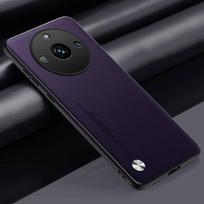 Prabangus PU odinis dėklas, skirtas Realme 11 Pro Plus 5G matinis dangtelis, skirtas Realme 10pro 9i 8 Pro 7i Realme11pro smūgiams atsparus silikono apsauginis telefono dangtelis Realme 11 Pro Plus violetinė