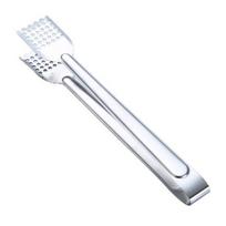 Practicability Food Tong Heat Insulation Stainless Steel Comfortable to Grip Versatile Bread Clip Kitchen Supplies 7inch