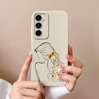 Samsung M15 A15 A55 A35 S24 Ultra S24+ F15 Telefono dangteliai Madingi berniukui mergaitei Aukštos kokybės silikoninis minkštas fotoaparato apsauginis gaubtas buferis, skirtas Galaxy Samsung A15