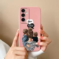 Samsung M15 A15 A55 A35 S24 Ultra S24+ F15 Telefono dangteliai Madingi berniukui mergaitei Aukštos kokybės silikoninis minkštas fotoaparato apsauginis gaubtas buferis, skirtas Galaxy Samsung S24 Ultra