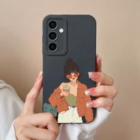 Samsung M15 A15 A55 A35 S24 Ultra S24+ F15 Telefono dangteliai Madingi berniukui mergaitei Aukštos kokybės silikoninis minkštas fotoaparato apsauginis gaubtas buferis, skirtas Galaxy Samsung A35