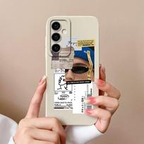 Samsung M15 A15 A55 A35 S24 Ultra S24+ F15 Telefono dangteliai Madingi berniukui mergaitei Aukštos kokybės silikoninis minkštas fotoaparato apsauginis gaubtas buferis, skirtas Galaxy Samsung A35