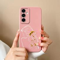 Samsung M15 A15 A55 A35 S24 Ultra S24+ F15 Telefono dangteliai Madingi berniukui mergaitei Aukštos kokybės silikoninis minkštas fotoaparato apsauginis gaubtas buferis, skirtas Galaxy Samsung A35
