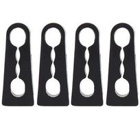 Skirta Renault Duster Dacia Duster HMDdurų užrakto amortizatoriaus buferio sandariklio sandariklio amortizacinės amortizacinės apsaugos 2018 2019 2020 - 2023 m. 4pcs