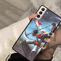 UFO Robotas Goldorak Telefono dėklas Samsung Galaxy S21 Ultra S20 FE Note 20 S8 S9 S10 Plus S10e S22 Ultra Dangtelis Galaxy S8