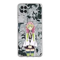 Demon Slayer Kimetsu no Yaiba telefono dėklas Samsung A51 A71 A21S A12 A11 A31 A41 A01 A03S A13 A33 A73 A53 A52 A32 5G A23 Samsung A73 5G black