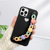 For Xiaomi Mi 11 11T 10S A3 Lite Poco M3 F3 X3 NFC 10T 9T Pro Redmi Note 9 9a 9C 8 10 5 7 8T 9S Love Lanyard Chain Soft TPU Case Redmi Note5 5Pro