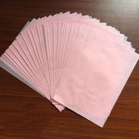 100 vnt. Puokštės pakuotės popierius Perlamutriniai Daugkartinio naudojimo Gėlių vyniojimo lapeliai pink