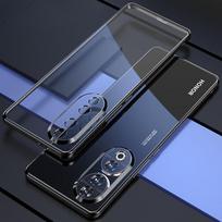 „Huawei Honor 90 Pro“ galvanizavimo telefono dėklas, skirtas „Honor90 90Pro“ objektyvui, viskas įskaičiuota, silikoninis minkštas apvalkalas Honor 90 juoda