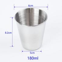 30-180ml Nerūdijančio plieno puodelis, pintas, nešiojamas metalinis alaus puodelis, gėrimo puodelis, naujas 30ml
