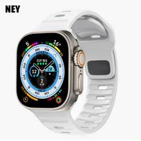 Sportinis dirželis Apple Watch Ultra apyrankei 49mm 45mm 40mm 44mm 42mm 41mm 38mm Silikoninė oro anga apyrankė iWatch Serie 8 7 6 SE 5 4 3 38mm 40mm 41mm