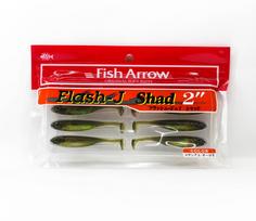 Žvejybinė strėlė Minkštas masalas Flash J Shad 2 coliai 8 vnt. pakuotėje #26 (4124) gray