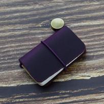 1vnt mažytis odinis nešiojamasis kompiuteris Kišeninis eskizų knygelis Mini Vintage retro mielas Kawaii nešiojamasis dienos planuotojas kelionių reikmenys violetinė