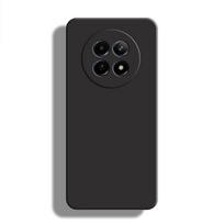 Dėklas Realme 12 5G Dėklas Realme 12 6,72 colio Originalus skysto silikono gumos smūgiams atsparus bamperis Realme 12+ 12 Pro Plus For Realme 12 5G juoda