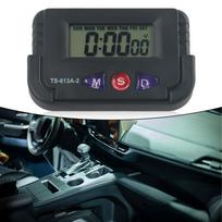 Automobilio laikrodis Skaitmeninis LCD Automobilio planšetinio kompiuterio laikrodis Su instrukcija