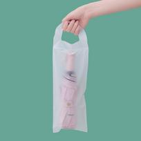 10 vnt. pusiau permatomų skėčių laikymo maišelių, vandeniui atsparių plastikinių maišelių, išsinešimui skirtų vandens puodelių laikymo maišelių, šlapių skėčių maišelių balta