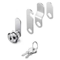 16/30mm Cam Lock Spintelės Pašto Dėžutės Stalčiaus Užraktas Spintelės Sandėliuko Užraktas Su 2 Raktais RV Kemperio Durims Įrankių Dėžės Baldų Furnitūra