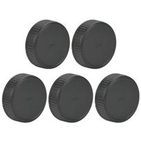 5 vnt. Plastikinis galinis dangtelis Apsauginis dangtelis Tinka Pentax PK jungties SLR fotoaparato objektyvui gray