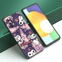 Cute Sanrio Kuromi Case For Samsung A13 A22 A24 A32 4G A23 A25 A34 A35 A52S A53 A54 A55 A73 5G A12 A14 A15 A31 A33 A50 A51 A72 Samsung A55 5G