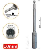 Socket Wrench Adapter Chrome Vanadium Steel Extension Sleeve