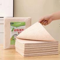 Skalbimo audinys Virtuvės valymo rankšluosčių skudurėliai Lufah Rag Absorbent Mikropluošto Valymo Šluostė Namų Skalbimo Indų Valymas nuo riebalų 5 pcs white
