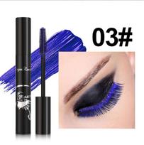 Spalvotas tušas, atsparus vandeniui, ilgai išliekančios blakstienos, lengvai pašalinamos Mascara Beauty blue