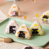 50 vnt. vyšnių žiedų trikampio ryžių kamuoliuko pakavimo maišelis Nori jūržolės Onigiri suši maišelis Suši gaminimo formos įrankiai Bento priedai onesize