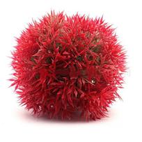 Dirbtiniai vandens plastikiniai augalai Akvariumo žolės rutulys Akvariumo ornamentas Akvariumo dekoratyvinė chlorela Perspektyvinė žolė dekorui 6cm height žalia