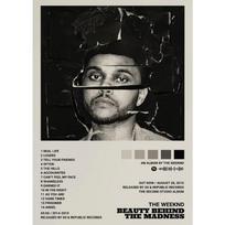 Muzikos albumas Žvaigždė The Weeknd Hip Hop Plakatai Spaudiniai Drobės Tapyba Dainininkas Sienų Menas Paveikslas Svetainei Namų Dekoravimas Dovana 21cm×30cm NoFrame