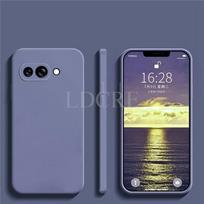 Google Pixel 9a dėklas, skystas silikonas, paprastas Coque, Google Pixel 9a dangtelis, TPU guminis telefono apsauginis dėklas, Pixel 9 a dangtelis For Pixel 9a