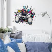 Kūrybiškas žaidimų pultelis Miegamojo Svetainės Verandos Namų Puošyba Dekoratyvus Sienos Lipdukas 30*39cm /fun-f697 gray