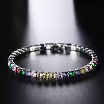 Hip-Hop Ladies' 4mm Bracelet - Fashionable Hand Jewelry