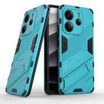 Skirta Redmi Note 14 4G dėklas Dangtelis Redmi Note 14 4G Capas PC Šarvai Atsparus smūgiams telefono buferis Laikiklis Fundas Xiaomi Redmi Note 14 4G Note14 4G(163.25mm) mėlyna