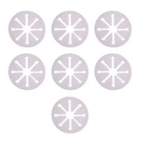 7 vnt. kojinių segtukai, kojinių laikikliai, rūšiavimo klipai, PVC, taupantys laiką kojinių organizatoriai užimtiems profesionalams ir šeimoms white