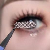 Local Double Eyelid Stickers Women's Lace Ultra-thin Invisible TracelessBreathable and Sticky When Exposed To Water