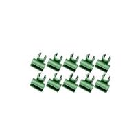10 vnt. Universalūs plastikiniai spaustukai Augalų atramos Fiksuotas jungtis Stulpai Sodininkystė 11 mm Fiksuotas laikiklis Laipiojimo Pergola Jungtis 11mm black