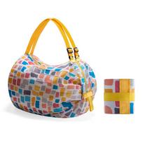 Supermarket Grocery Bag Portable Tote Spring Roll Bag Organizer Large Capacity Storage Bag Folding Shopping Bag