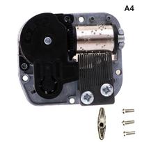 „Mechanical Diy Windup Music Box Sankyo“ muzikinis judesys+sraigtai+raktas
