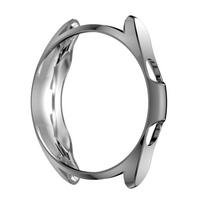 Apsauginis dėklas dangtelis Samsung Galaxy Watch 3 45mm 41MM išmanusis pakeitimo priedas rėmas dėklai PU ekrano apsauginis Galaxy watch3 41mm sidabro pilka spalva