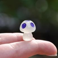 5 vnt. Mini šviečiantys grybai Namų dekoras Sūnaus kraštovaizdžio papuošalai Šviečiantis vazoninis papuošalas Miniatiūrinis sodininkystės Pasakų sodas 5Pcs violetinė