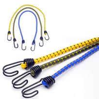 60cm High Elasticity Outdoor Bungee Cord - Thickened Elastic Band for Tent, Clothesline, Camping, and Luggage Yellow