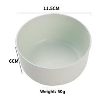 Student Dormitory Instant Noodles with Cereal Household Soup Bowl 11.5cm žalia