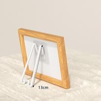 2 vnt. Nugaros atrama Nuotraukų rėmelio nugarėlės atrama Metalinis nuotraukų eksponavimo stovas Laikiklis Molbertas Nugaros atrama 2pcs Silver S
