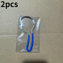 2PCS portable handheld painless facial hair removal spring roller hair remover, for lips, eyebrows and other parts 2pcs mėlyna