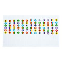 Guitar Fretboard Sticker Color Coded Note Decals Guitar Learning Tool for Beginner Learner Practice Fit 6 Strings Guitar gryna