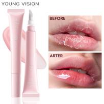 12-hour Long-lasting Moisturizing Lip Mask and Lip Scrub, Exfoliating with A Lip Brush, Non-sticky Gel, Making Lips Softer and Smoother